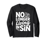 No Longer Living in Sin Mariage Couple de Mariage - Manche Longue