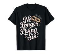 No Longer Living in Sin Mariage Couple De Mariage - T-Shirt