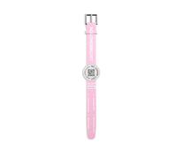 NO LONGER LOST BRING BACK HAPPINESS Tracker pour enfant - Bracelet fin - Met Sluiting - Bracelet SOS (rose vif)