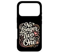No Longer Two But One Romance d'unité de Mariage |- Coque pour iPhone 17 Pro