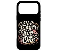 No Longer Two But One Romance d'unité de Mariage |- Coque pour iPhone 17 Pro Max