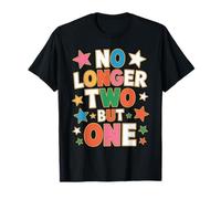 No Longer Two But One Romance d'unité de Mariage T-Shirt