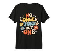 No Longer Two But One Romance d'unité de Mariage - T-Shirt Haut de Gamme