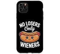 No Losers Only Wieners Funny Hot Dog Pun Humour Mignon Coque pour iPhone 11 Pro Max