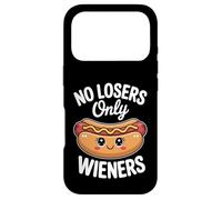 No Losers Only Wieners Funny Hot Dog Pun Humour Mignon Coque pour iPhone 17 Pro