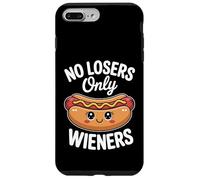 No Losers Only Wieners Funny Hot Dog Pun Humour Mignon Coque pour iPhone 7 Plus/8 Plus