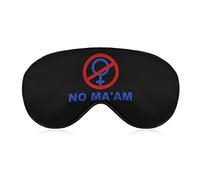 NO MA'AM Sleep Eye Mask Cute Blindfold Eye Covers Eyeshade for Women Men Gifts
