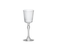Bormioli Rocco Calice en verre Amérique ’20 Transparent CL08 – Lot de 6