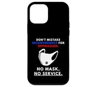 No Mask No Service Social Distance Wash Hands & Face Masks Coque pour iPhone 12 Mini