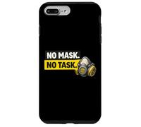 No Mask No Task | Conformité du Masque et Cadeau de sécurité Industrielle Coque pour iPhone 7 Plus/8 Plus