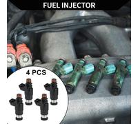 No.MD319792 Injecteur De Carburant pour Mitsubishi Diamante 98-04 3.5L pour Mitsubishi Galant 99-00 2.4L/Buse D'Injection De Carburant Pour Moteur/Durable/4 Pcs Noir
