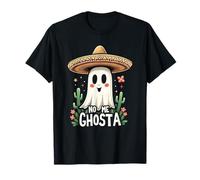 No Me Ghosta Fantôme d'Halloween mexicain amusant Pun Gusta T-Shirt