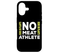 NO Meat Athlete - Fonctionne sur Les Plantes - Végétalien Coque pour iPhone 17