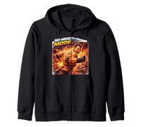 No Mercy Mode Wrestling Power Art Sweat à Capuche