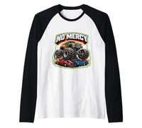 No Mercy Monster Truck Crushing Lover Fan Amateur Cool Manche Raglan