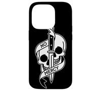 No Mercy Skull Switchblade Minimal Coque pour iPhone 14 Pro