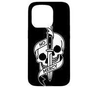 No Mercy Skull Switchblade Minimal Coque pour iPhone 15 Pro