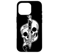 No Mercy Skull Switchblade Minimal Coque pour iPhone 16 Pro