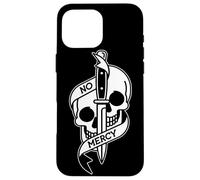 No Mercy Skull Switchblade Minimal Coque pour iPhone 16 Pro Max