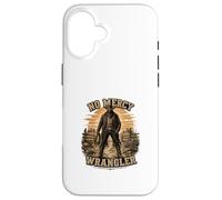 No Mercy Wrangler Western Cowboy Desert Art Vintage Coque pour iPhone 16