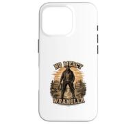 No Mercy Wrangler Western Cowboy Desert Art Vintage Coque pour iPhone 16 Pro