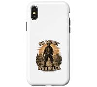 No Mercy Wrangler Western Cowboy Desert Art Vintage Coque pour iPhone X/XS
