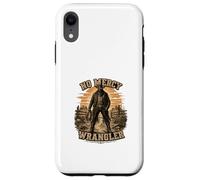 No Mercy Wrangler Western Cowboy Desert Art Vintage Coque pour iPhone XR
