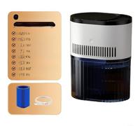 No-Mist Humidificateur d'air silencieux avec réservoir de 3 l pour bureau et salon, 3 niveaux, USB-C, filtre (B)