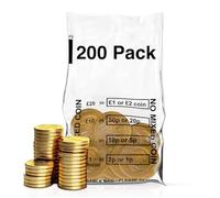 No Mixed Coin/200 sachets de banque pour les pièces de monnaie