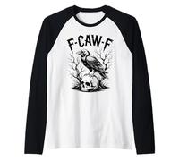 No More Howling at The Office Loup Cowboy Rétro Humour Manche Raglan