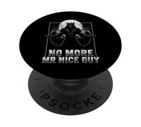 No More Mr Nice Guy Alpha Wolf Meme Funny Meme Men Women Graphic PopSockets PopGrip Adhésif