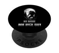No More Mr Nice Guy Alpha Wolf Meme Funny Meme Men Women Graphic PopSockets PopGrip Adhésif