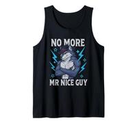 No More Mr Nice Guy Drôle Alpha Wolf Meme Unhinged Brainrot Débardeur