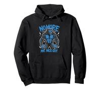 No More Mr Nice Guy Drôle Alpha Wolf Meme Unhinged Brainrot Sweat à Capuche