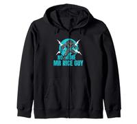 No More Mr Nice Guy Drôle Alpha Wolf Meme Unhinged Brainrot Sweat à Capuche