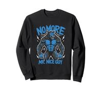 No More Mr Nice Guy Drôle Alpha Wolf Meme Unhinged Brainrot Sweatshirt