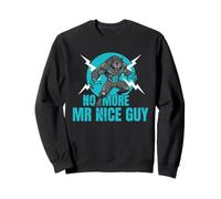 No More Mr Nice Guy Drôle Alpha Wolf Meme Unhinged Brainrot Sweatshirt