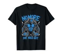 No More Mr Nice Guy Drôle Alpha Wolf Meme Unhinged Brainrot T-Shirt