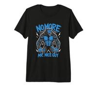 No More Mr Nice Guy Drôle Alpha Wolf Meme Unhinged Brainrot T-Shirt Haut de Gamme