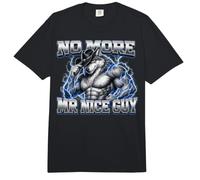 No More Mr Nice Guy Funny Alpha Wolf Meme Unhinged Brainrot Comfort Colors Adult Heavyweight T-Shirt