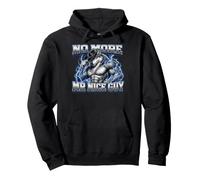 No More Mr Nice Guy Funny Alpha Wolf Meme Unhinged Brainrot Sweat à Capuche