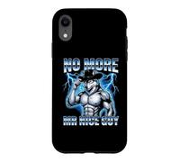 No More Mr. Nice Guy - Funny Wolf Meme Guys Novelty Cool Men Coque pour iPhone XR