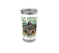 No More Mr Nice Guy Loup-garou Sigma mâle Alpha Wolf Gobelet isotherme en acier inoxydable double paroi