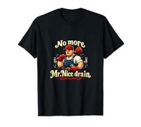 No More Mr. Nice Pipe Pun Pun Graphic T-Shirt