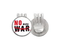 No more war love peworld Marqueur de balle de golf Clip en émail magnétique