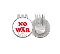 No more war world love peworld marqueur de balle de golf clip en émail magnétique