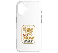 No Mow May Grass to Wildflower Pollinator Awareness Coque pour iPhone 16
