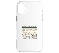 No Mow May Grass to Wildflower Pollinator Awareness Coque pour iPhone 16 Plus