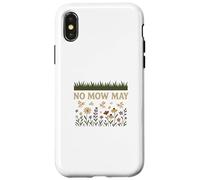 No Mow May Grass to Wildflower Pollinator Awareness Coque pour iPhone X/XS