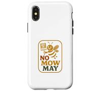 No Mow May Grass to Wildflower Pollinator Awareness Coque pour iPhone X/XS